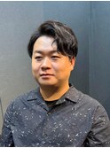 ビジネスツーブロックショート かきあげオールバック