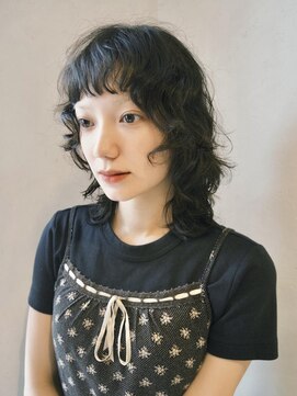 ボコカ(bococa) 【macana指名】ウルフレイヤーパーマボブミディアムデジパ