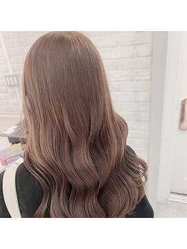 グロウ(grow) 王道ミルクティー×韓国風★×レイヤーロング