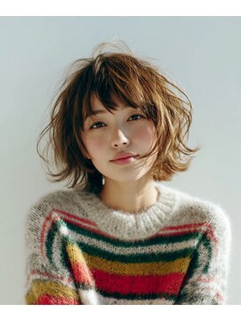 バグズ ヘアデザイン 桔梗が丘店(Baguz HAIR DESIGN) ラフ可愛い抜け感ミディボブ