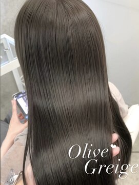 アイシー 表参道(ICY) 韓国っぽ◇色気上質ツヤカラー/透明感オリーブグレージュカラー