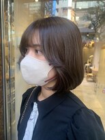 リタ(rita.)&nbsp;韓国風レイヤーボブ×オリーブベージュ