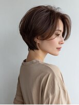 レリーノーブル 西宮北口(RelyNoble)&nbsp;大人女性に似合うショート×白髪染めでツヤ感アップ[西宮北口]