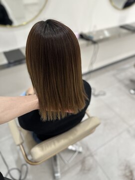 ナンバー エリュン 秋田店(N°Elune) ブリーチ履歴対応髪質改善ストレート