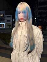 ペレ 梅田(PELE) イメチェン/ピンクベージュ/アンブレラカラー/前髪/梅田