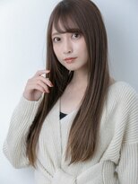 リソラ 池袋(LiSora)&nbsp;ミルクティーブロンド/デジタルパーマ/ダークブルー[池袋]