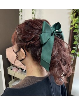 ジェミータ 横浜 ゆるふわポニーテール【横浜/ヘアセット/着付け/ヘアメイク】