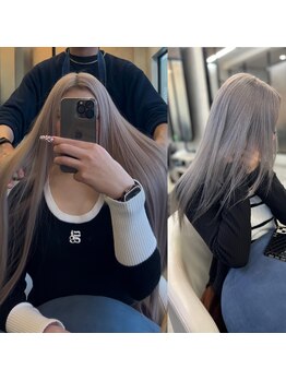 アーサスバイヘッドライト 水戸城南2丁目店(ursus by HEADLIGHT)の写真/RIC's&co.認定カラー講師【LEN】染めたてから色落ちまで綺麗を考えたカラーレシピでその時+その後まで綺麗