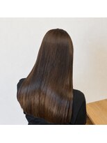 ヘアーブルーム(Hair bloom)&nbsp;艶カラー×ノーマルストレート