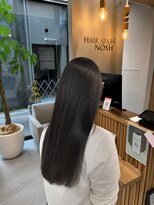 ヘアースパ ノッシュ 博多千代店(Hair Spa Nosh)&nbsp;Hair Spa Nosh 博多千代店/ダークグレージュ/髪質改善ストレート