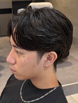 メンズロム(Men's LOM)&nbsp;センターパート×ニュアンスパーマ
