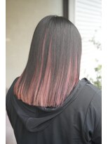 ルシードスタイルアートラッシュ(LUCIDO STYLE ARTRUSH)&nbsp;インナーカラー　アッシュ×ピンク