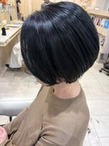 アッシュ 仙川店(Ash)&nbsp;王道くびれショートボブ40代50代60代グレイカラー白髪染めヘナ
