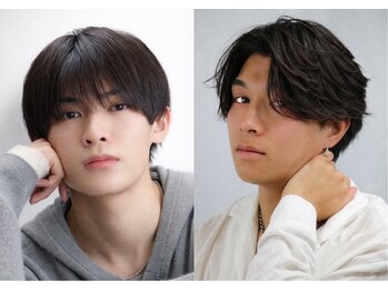 サボ(sabo)の写真/今20~30代に人気のフェザーパーマで、自然な毛流れを作りつつ、センターパートに合うパーマデザインを＊