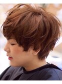 ナチュラルショートボブ