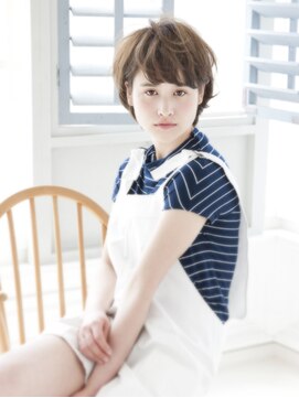 シャンプー ひろせ店(SHAMPOO) 毛先のハネとゆるウェーブがつくるハンサムショート