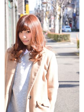 ループヘアーデザイン 谷塚店(ROOP Hair Design) ピンクベージュカラー