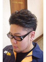 ディスパッチヘアー 甲子園店(DISPATCH HAIR) ツーブロック×アップバング×束感ウエットショート