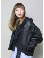 LONG［グラデーション・切りっぱなし・ロブ］
