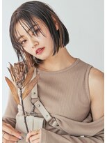 ロジェ(loje)&nbsp;フレンチボブでインナーカラーBEAGE☆