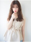 アンジュヘアー　シースルーバングのアンニュイカール