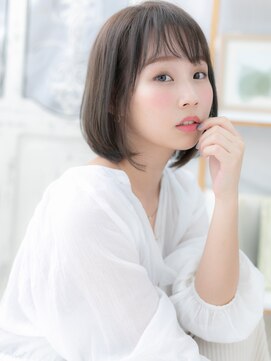 カバーヘア 上尾西口店(COVER HAIR) シースルーレイヤーカット小顔前下がりボブa上尾20代30代40代!