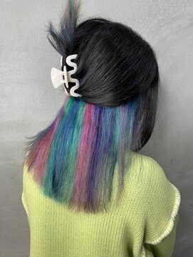 エッジ 下北沢(edge.) インナーカラー  相場堅弥　インナーカラー