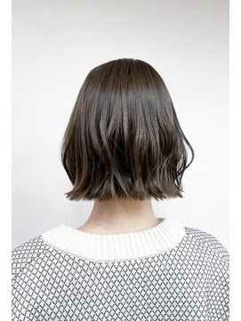 トップヘアー 玉島店(TOP HAIR) ぱっつりボブ×カーキグレージュカラー