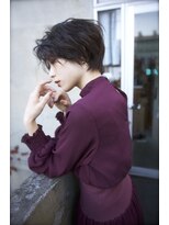 グランアージュ 錦糸町(grandage)&nbsp;アッシュブラック小顔ひし形ハンサムショート20代30代40代