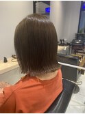 切りっぱなしボブ