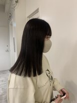 シー クルー 渋谷(C crew) ストレートヘア[ケアブリーチ/ハイライト/髪質改善]