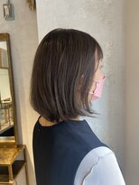 エディ(eddie)&nbsp;【eddie】内巻きボブ+オリーブベージュ