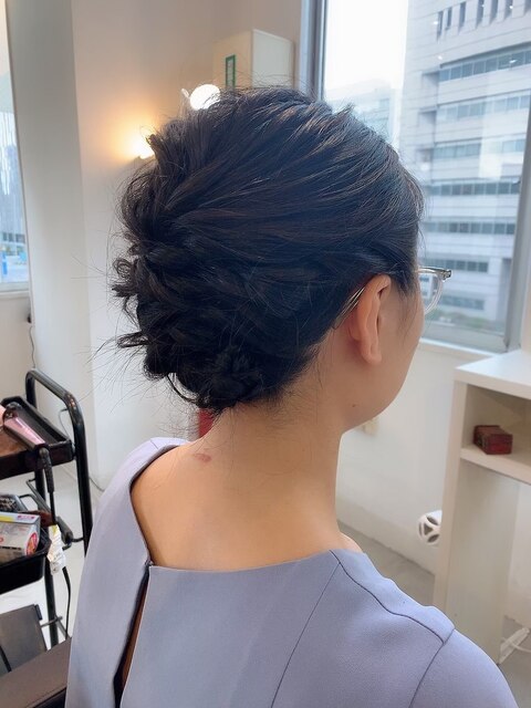 結婚式ヘアセット