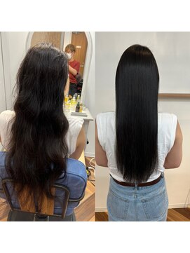 ルアナ トウキョウ(Luana TOKYO) 美髪矯正　ビフォーアフター　３０代女性