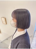 グレー/ミニボブ