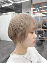 エイト 立川店(EIGHT)&nbsp;☆ペールミルクティー×丸みショート☆