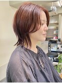 20代30代大人可愛い★小顔ボブ丸みショートウルフカット
