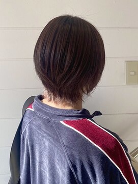 エルベ 千波店(elve) レイヤーカット×ピンクブラウンカラー◎