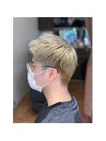 シェリー(cherie)&nbsp;メンズショート×ハイトーンベージュ