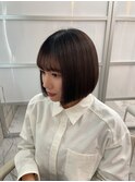 小顔効果抜群な大人キレイボブヘア♪