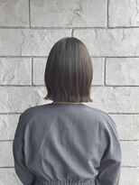 ロカリタ キョウト 千本丸太町店(ROCAReTA kyoto)&nbsp;切りっぱなしボブ+オリーブブラウン