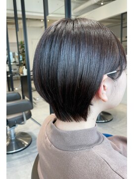 クラップス 弘明寺店(CLAPS) 丸みショート×ダークグレー