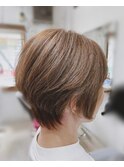ショート×白髪染め◇30代40代50代ショートボブ