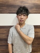 メンズサロン ルーブ 新潟(メンズサロンLOOB)&nbsp;メンズ束間波巻きスパイラルパーマツイストスパイラルパーマ