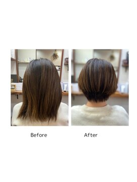 ブラン(Blanc。) ショートボブ