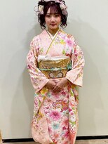 ヘアセットアップス(UP's) 可愛いを詰め込んだ☆『振袖着付け＋ヘアセット』☆早朝料金無し