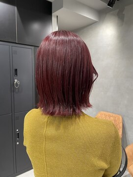 シャルムバイケンジ(Charm.by KENJE) 【特別調合カラー】発色抜群！「ピンクレッド」