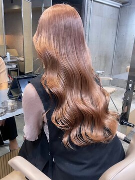 リムレスバイサンク 万代 新潟駅(LIMLESS by cinq) 韓国ミルクティーベージュダブルカラーグレージュレイヤーカット