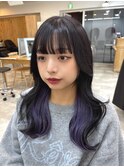ラベンダーカラー/インナーカラー/ハイトーン/髪質改善