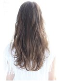 黒髪/クラゲヘアー/オリーブグレー/小顔/ココアベージュ